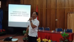 KEGIATAN BIMBINGAN TEKNIS PENGGIAT ANTI NARKOBA DI LINGKUNGAN SWASTA KEPADA PEKERJA SENI DI KOTA SAWAHLUNTO