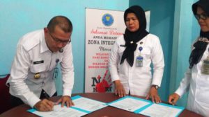 Serah Terima Jabatan dan Aset di Lingkungan Badan Narkotika Nasional Kota Sawahlunto