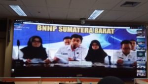 KEGIATAN VIDEO CONFERENCE DALAM RANGKA KESIAPAN PELAKSANAAN LAYANAN PASCAREHABILITASI MELALUI AGEN PEMULIHAN TA 2020 DI BNNP SUMBAR