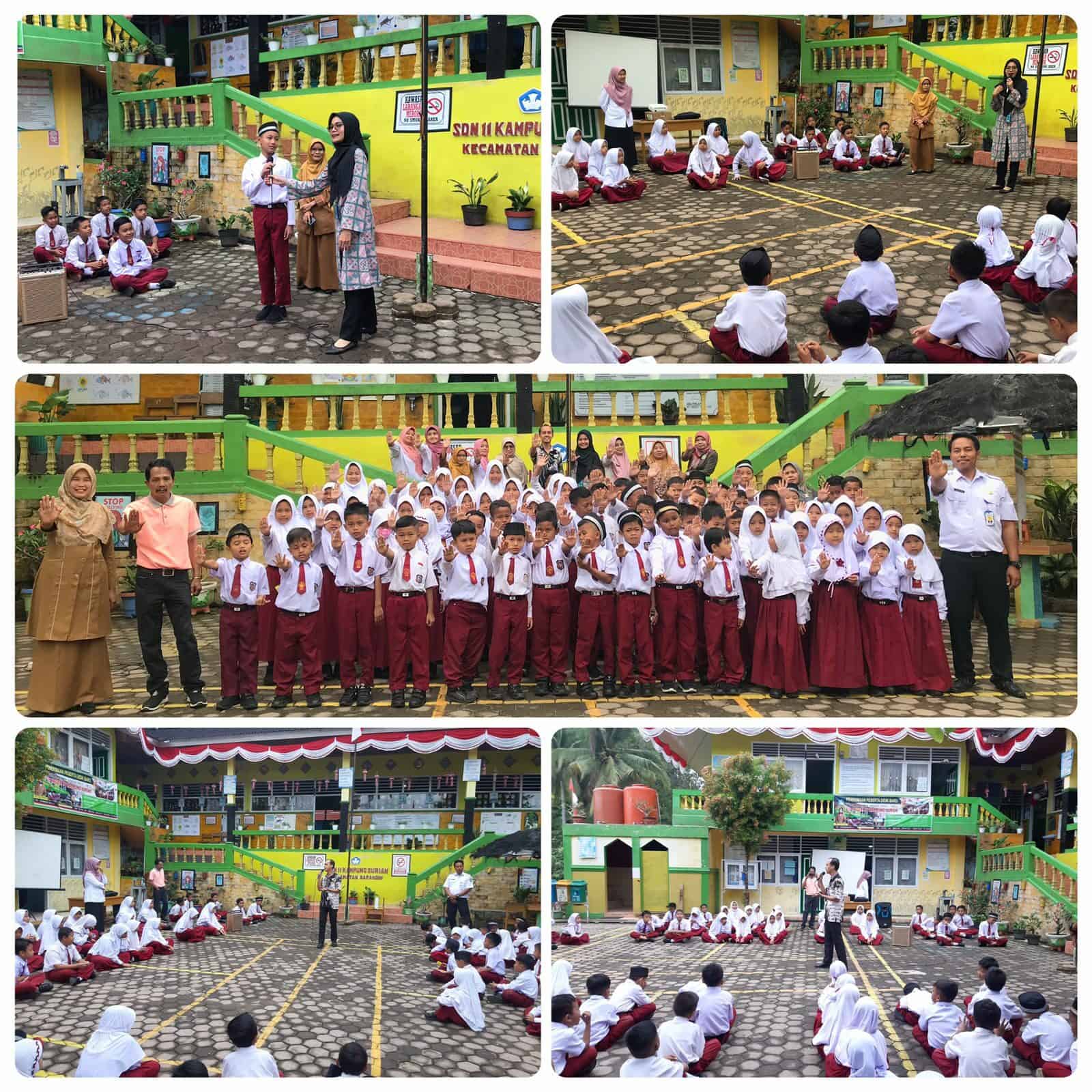 Kegiatan Sosialisasi Bahaya Penyalahgunaan Narkoba Kepada Siswa/Siswi SD Negeri 11 Kampung Surian Kegiatan Sosialisasi Bahaya Penyalahgunaan Narkoba Kepada Siswa/Siswi SD Negeri 11 Kampung Surian